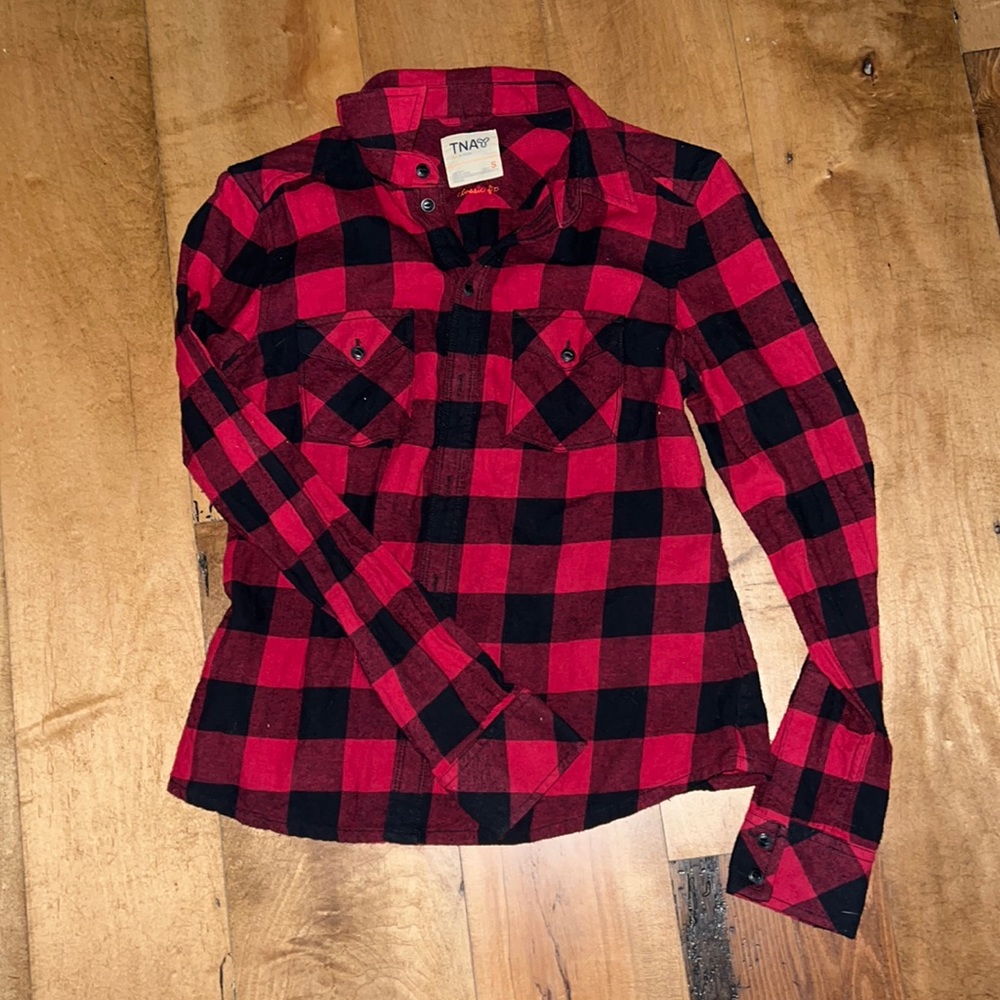 Black and red flannel